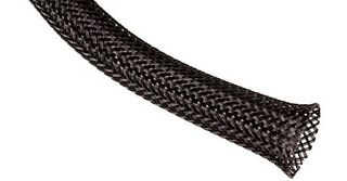 SPC5153 - SLEEVING, EXPANDABLE, 38.1MM ID, PET, BLACK, 15.24M/50FT - PRO POWER