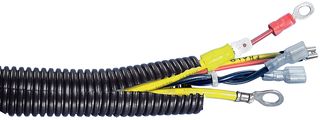 CLT125N-L630 - TUBING, SLIT CORRUGATED LOOM, 32.8MM, BLACK, 50FT - PANDUIT