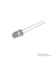 HLMP-EL15-SV000 - LED, Amber, Through Hole, T-1 3/4 (5mm), 20 mA, 2.02 V, 590 nm - BROADCOM