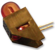 HLMP-3301-F00B2 - LED, Red, Through Hole, T-1 3/4 (5mm), 10 mA, 1.9 V, 626 nm - BROADCOM