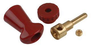 PP100GR. - TEST PLUG, PIN-PLUG, 100A, RED - SUPERIOR ELECTRIC