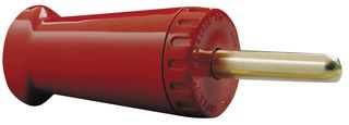 PP25GR. - TEST PLUG, PIN-PLUG, 25A, RED - SUPERIOR ELECTRIC