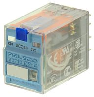 C9-A41X24D - General Purpose Relay, C9 Series, Power, 4PDT, 24 VDC, 5 A - RELECO