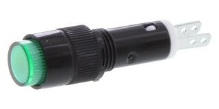 AP8M122G - PANEL MOUNT INDICATOR, LED, 8MM, GREEN, 24V - IDEC