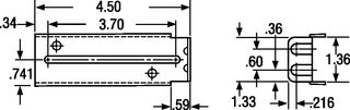 CM3 - MOUNTING BRACKET, CLB/LBS SLIDES, STEEL - GENERAL DEVICES