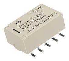 TQ2SA-24V - Signal Relay, 24 VDC, DPDT, 2 A, TQ, Surface Mount, Non Latching - PANASONIC