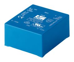 FL10/24 - PCB Transformer, UI 39 x 8, Encapsulated Safety Isolating, 2 x 115V, 2 x 24V, 10 VA, 50Hz / 60Hz - BLOCK