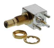 903-413J-51A - RF/COAXIAL SMB BULKHEAD JACK R/A 50 OHM SOLDER - AMPHENOL RF