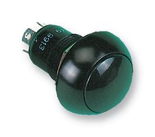 P3D116122 - Industrial Pushbutton Switch, P3-D, Momentary, Flush, Black - OTTO CONTROLS
