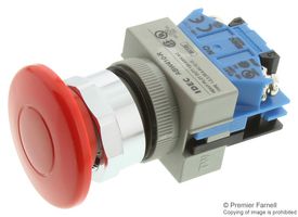 ABW410-R - SWITCH, INDUSTRIAL PUSHBUTTON, 40MM - IDEC