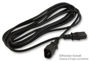 SPC19909 - POWER CORD IEC320C-13/14, 12FT, 10A, BLACK - PRO POWER