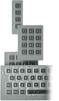70160103 - SWITCH, KEYPAD, 4X4, 50mA, 24V, RUBBER - STORM INTERFACE