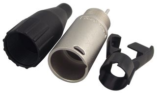 AC3MM - XLR Connector, 3 Contacts, Plug, Cable Mount, Silver Plated Contacts, Metal Body, AC - AMPHENOL SINE/TUCHEL