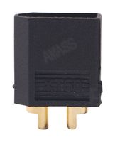 MP011784 - Rectangular Power Connector, 2 Contacts, XT60W, Cable Mount, Solder, 7.2 mm, Plug - MULTICOMP PRO