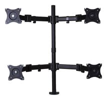 83-17548 - LCD VESA Desk Mount, Quad, 726 mm x 116 mm x 900 mm, 13" to 27" LCD Monitors, Steel - PRO SIGNAL