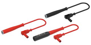 MP-H-EV-MEAS-KIT1 - Test Lead Set, 2x EVF6 Type 2 and Combo CCS 2 Black & Red Sockets, 1x EVF8 CCS 2 Red Socket, EV/PHEV - MULTICOMP PRO