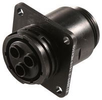 213889-2 - Circular Connector, CPC Series 5, Panel Mount Receptacle, 3 Contacts, Thermoplastic Body - AMP - TE CONNECTIVITY