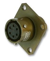 AB05 2100 12 10 SN00 - Circular Connector, AB05, Wall Mount Receptacle, 10 Contacts, Solder Socket, Bayonet, 12-10 - TT ELECTRONICS / AB CONNECTORS