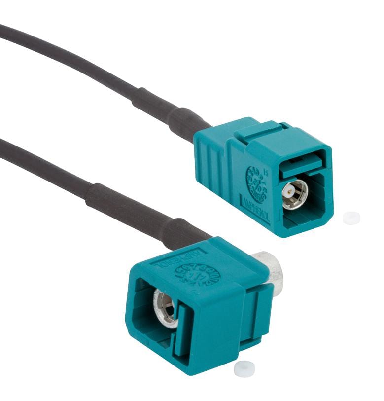 AMPHENOL RF RF - Coaxial 095FJZFJZAHM100 RF COAX CABLE, FAKRA R/A JACK-JACK, 1M AMPHENOL RF 3649513 095FJZFJZAHM100