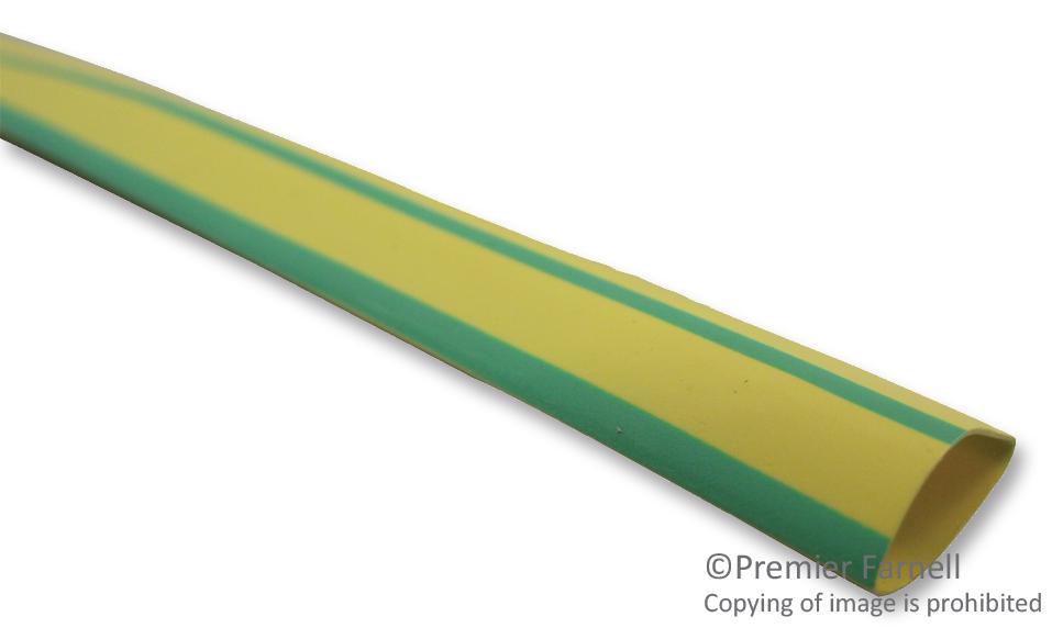15096 HEATSHRINK, 2:1, 19MM, G/YEL, 5M PRO POWER