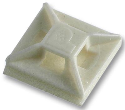 ABM1M-AT-M CABLE TIE MOUNT, NYLON 6.6, 12.7MM, WHT PANDUIT