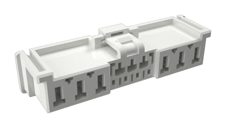 AMPHENOL ICC Pin & Socket Connector Housings 10162695-107060LF CONNECTOR HOUSING, RCPT, 7S+6P, CRIMP AMPHENOL ICC 3879259 10162695-107060LF