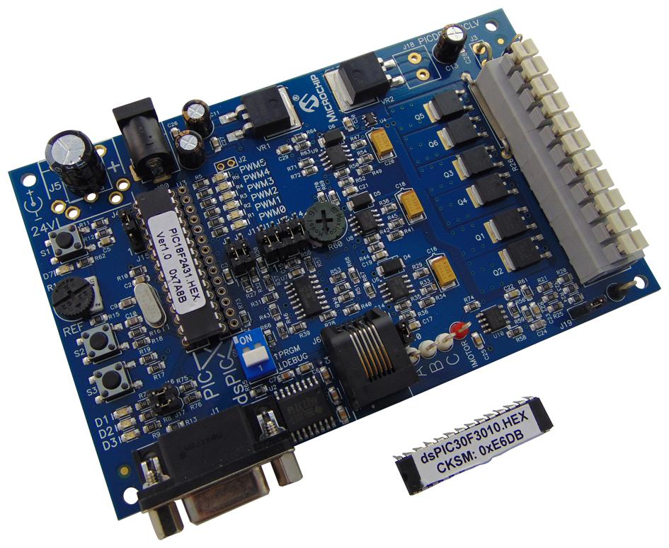 DM183021 PICDEM, BLDC MOTOR CNTLR, DEV BOARD MICROCHIP