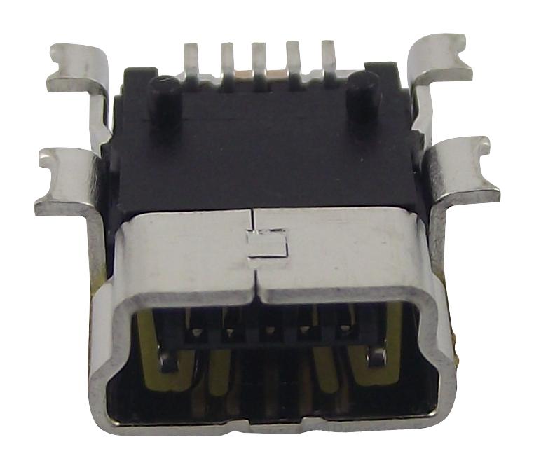 MUSB-05-S-B-SM-A-TR CONN, MINI USB, 2.0 TYPE B, RCPT, SMT SAMTEC