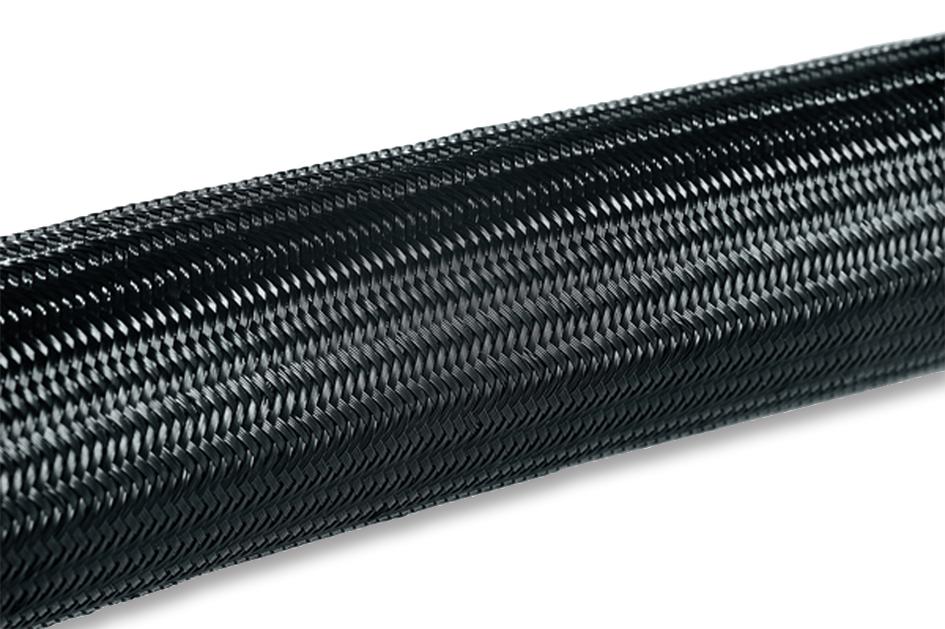 6TS3N BLACK SLEEVING, BRAID, 3MM, BLACK, 25M HELLERMANNTYTON