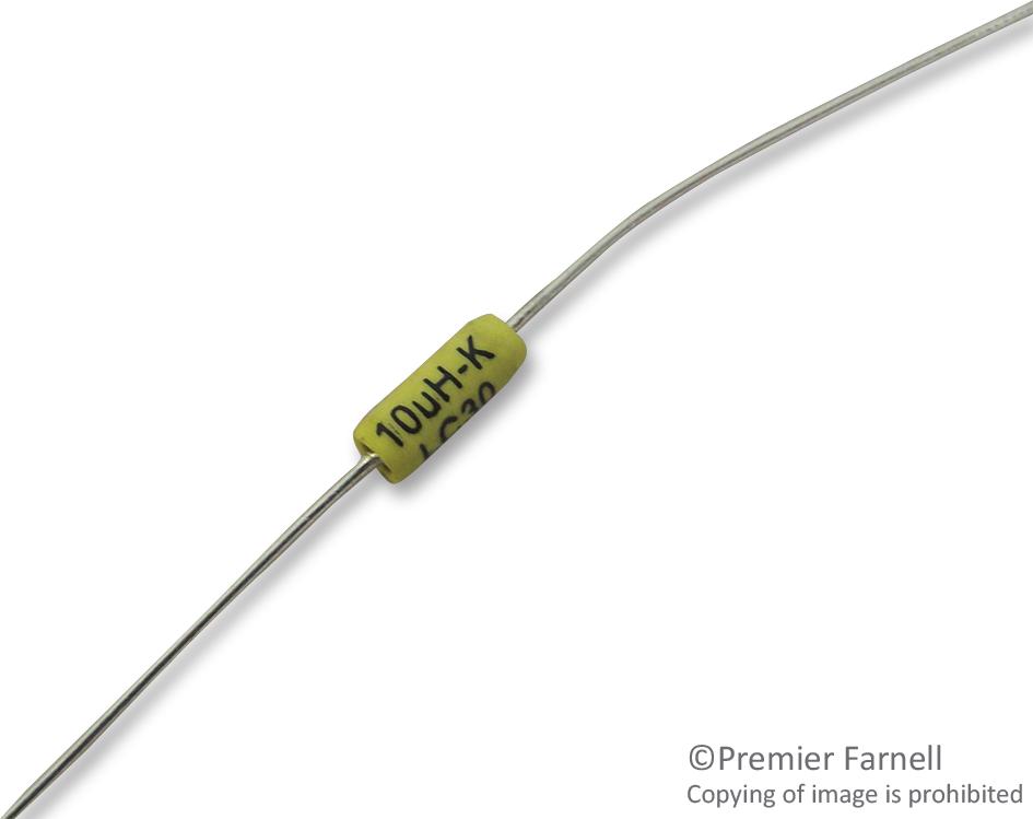 SC30100KT INDUCTOR, 10.0UH, 50MHZ, AXIAL SIGMAINDUCTORS - TE CONNECTIVITY