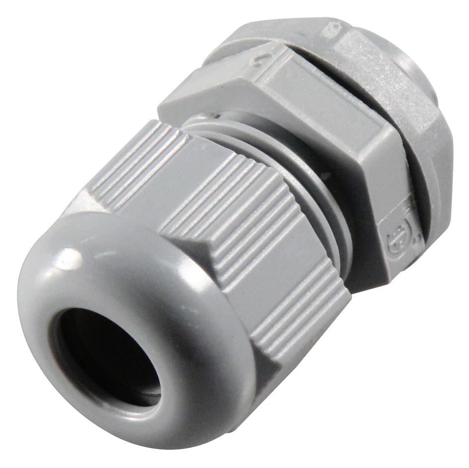 PP001660 CABLE GLAND, NYLON, 4MM-8MM, GREY, PK10 MULTICOMP PRO