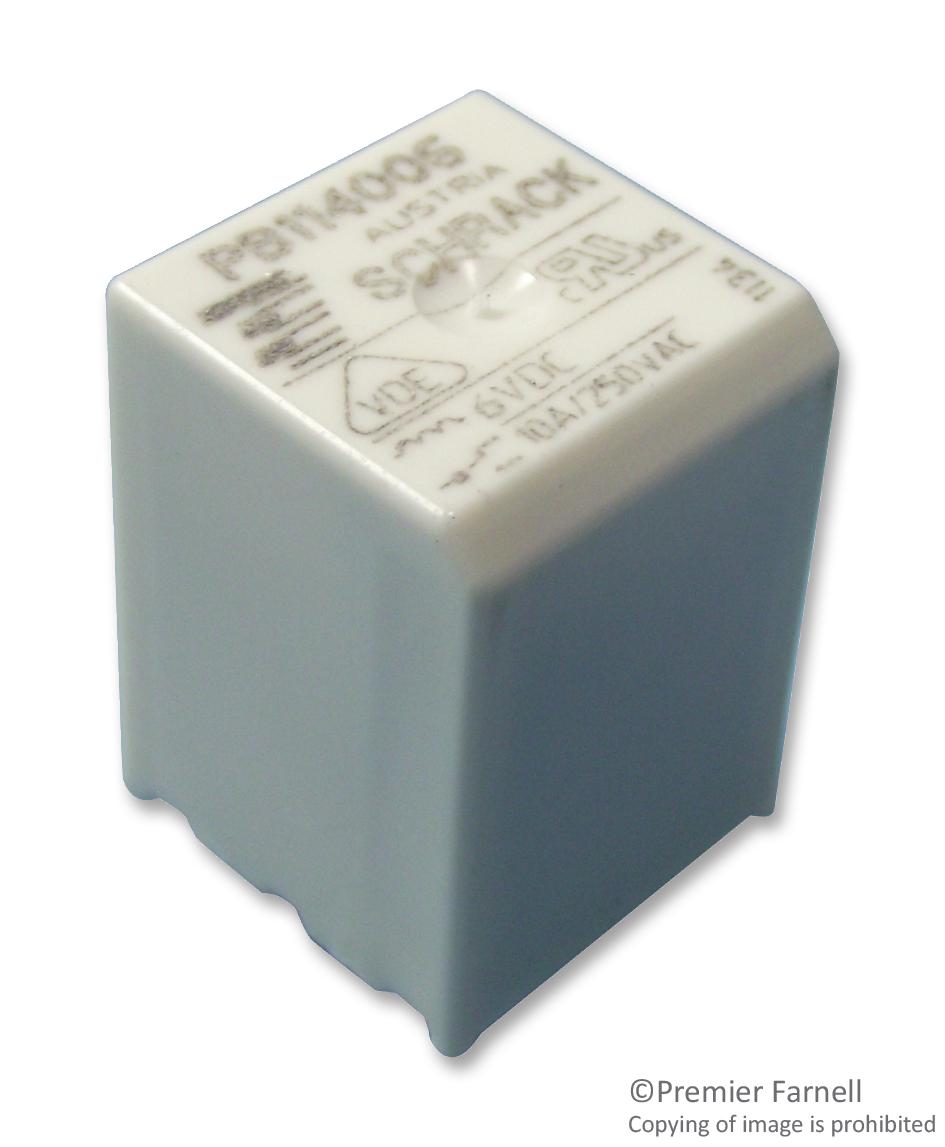 PB114006 RELAY, SPDT, 250VAC, 10A SCHRACK - TE CONNECTIVITY