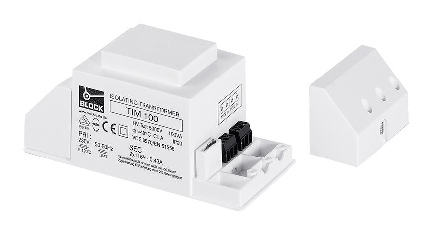 TIM1000 TRANSFORMER, ISOLATING, 1KVA BLOCK