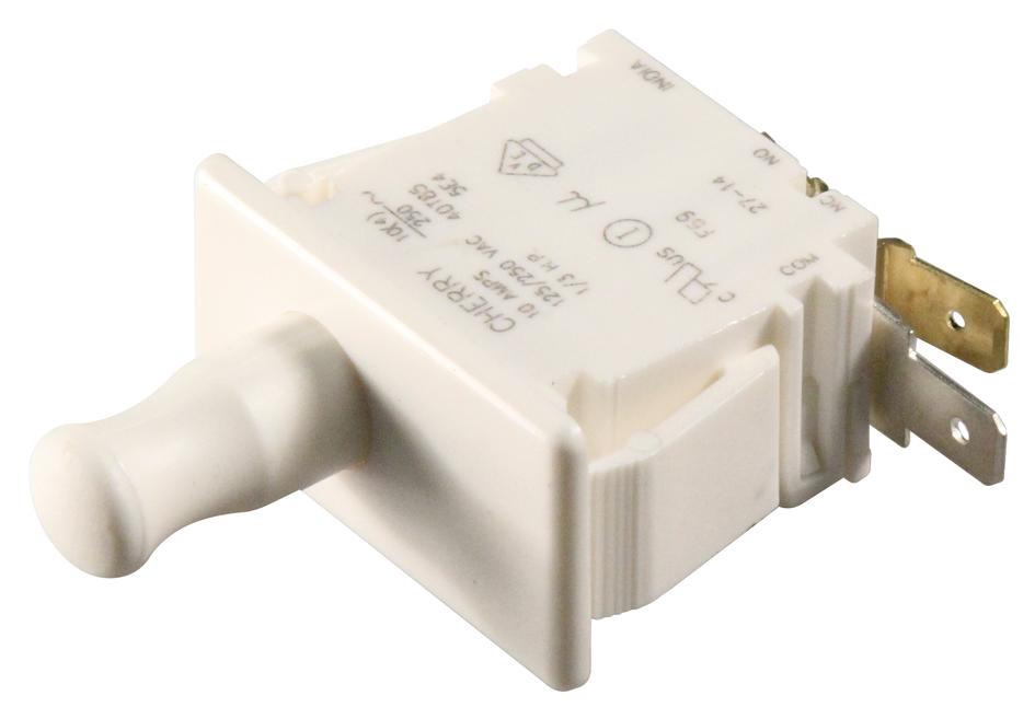 F69-65A SWITCH, SPDT, 10A, 250VAC, SNAP IN ZF ELECTRONICS