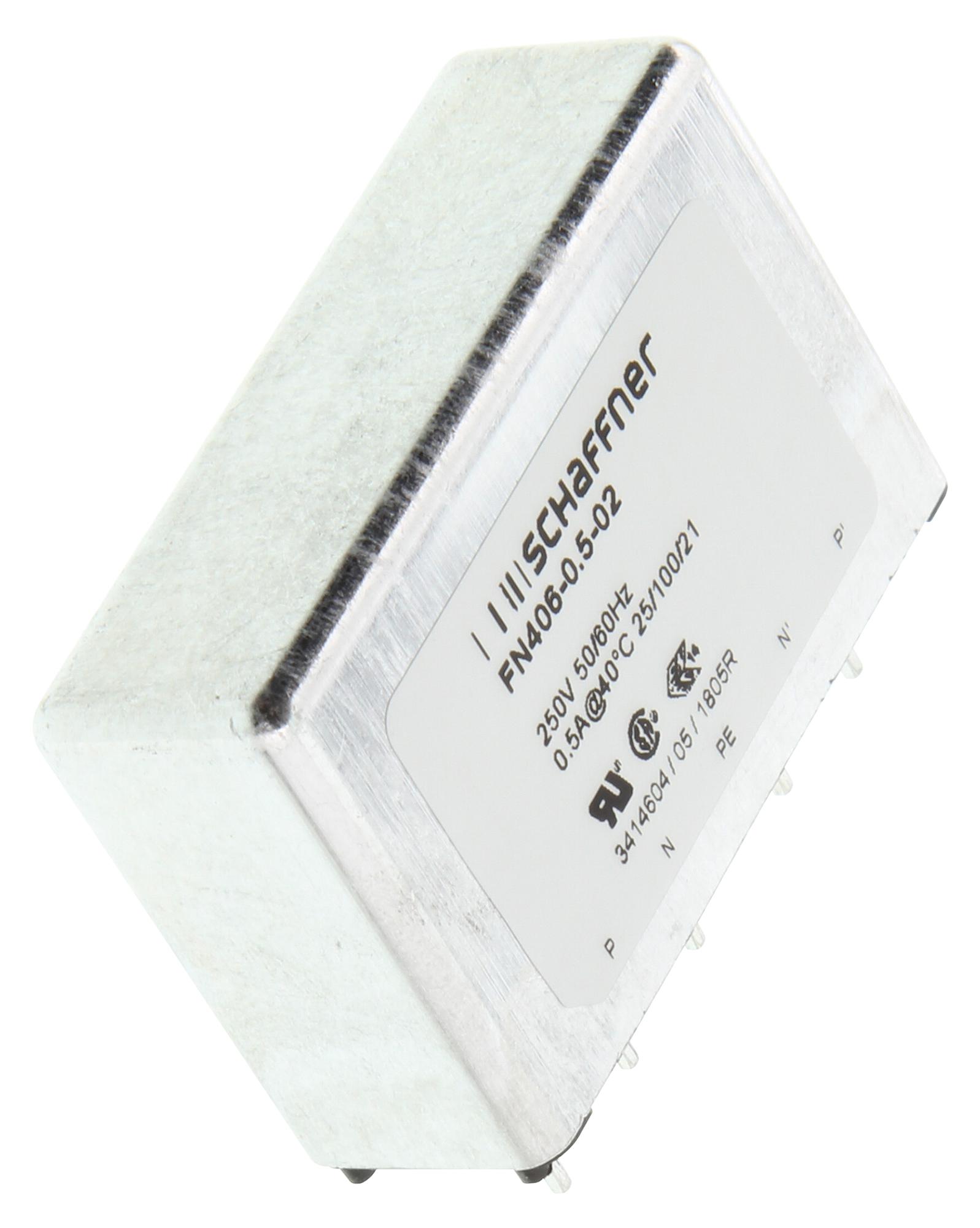 FN406-0.5-02 FILTER, 0.5A, PCB MOUNT SCHAFFNER