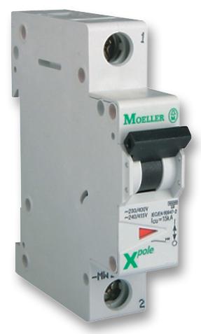 FAZ-C10/1 CIRCUIT BREAKER, 10A, 1POLE EATON MOELLER