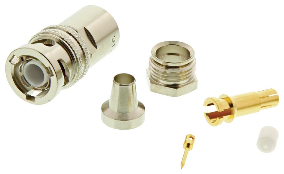 PL75-7 RF COAXIAL, TRIAXIAL, STRAIGHT PLUG TROMPETER - CINCH CONNECTIVITY