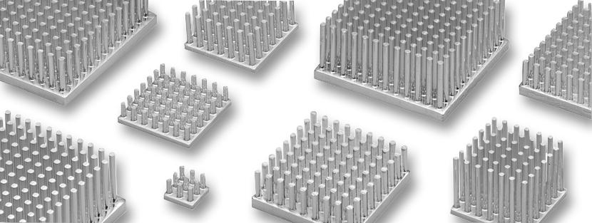 ICK S 36 X 36 X 10 HEAT SINK, PIN FISCHER ELEKTRONIK