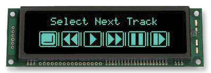GU126X32F-K612A4 VFD MODULE, 126X32, GRAPHIC NORITAKE ITRON