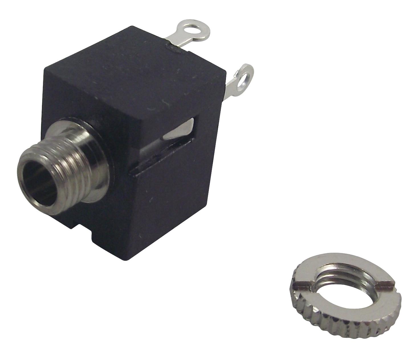KLB 1 SOCKET, 2.5MM JACK, CHASSIS LUMBERG