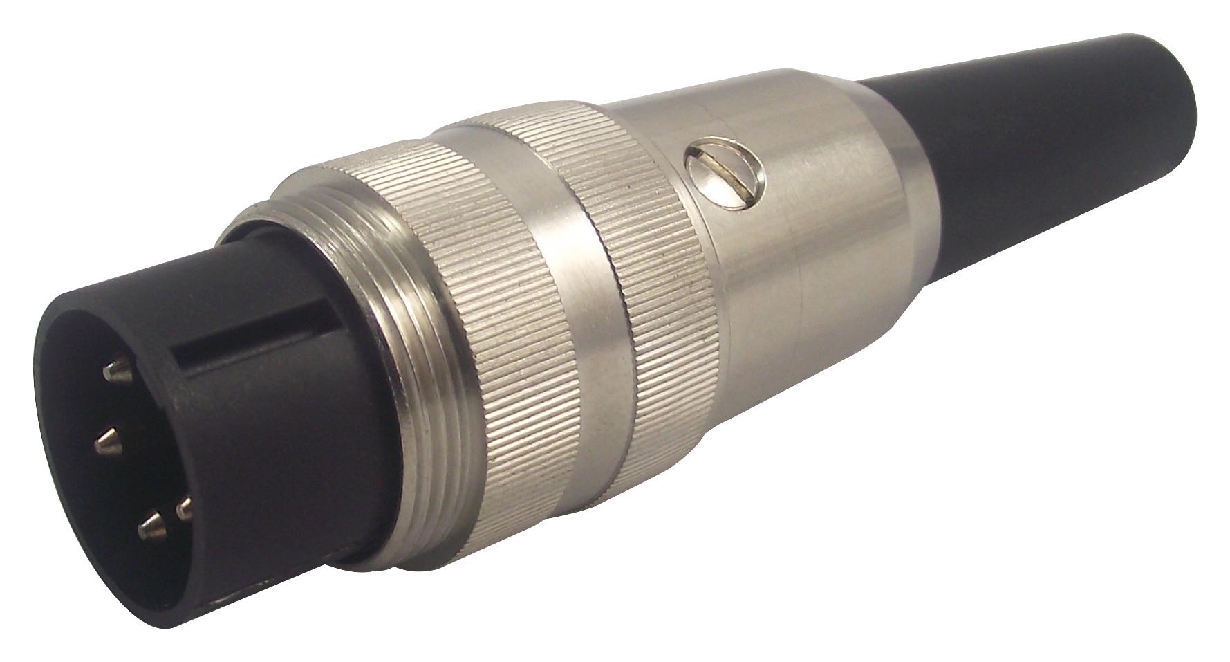 SV 40 PLUG, DIN, STRAIGHT, 4WAY LUMBERG