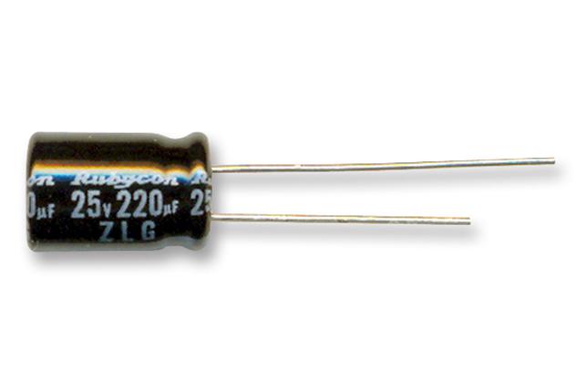 25ZLG220MEFC8X11.5 CAP, 220µF, 25V, 20% RUBYCON