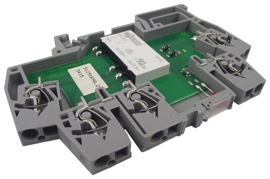 859-304 TERMINAL BLOCK, DIN, RELAY, 28-14 AWG WAGO