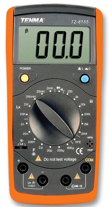 72-8155 MULTIMETER, LCR, 83X172X38MM TENMA