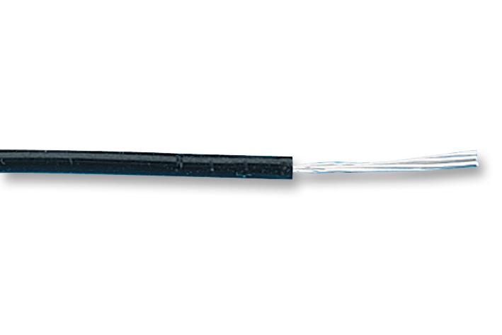0049001 WIRE, SILICONE, BLACK, 0.75MM, 100M LAPP KABEL