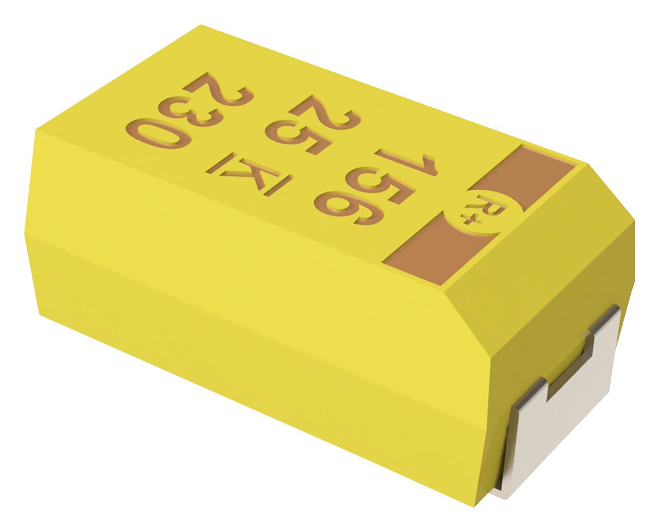 T495C156K010ATE375 CAP, 15µF, 10V, 10%, 2312, SMD KEMET