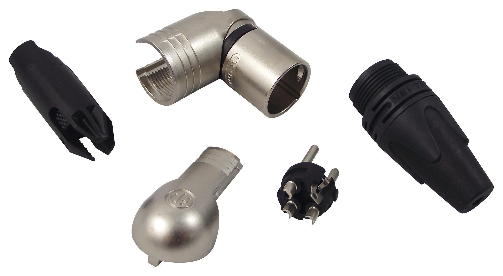 NC3MRX PLUG, XLR, 90DEG, 3POLE NEUTRIK