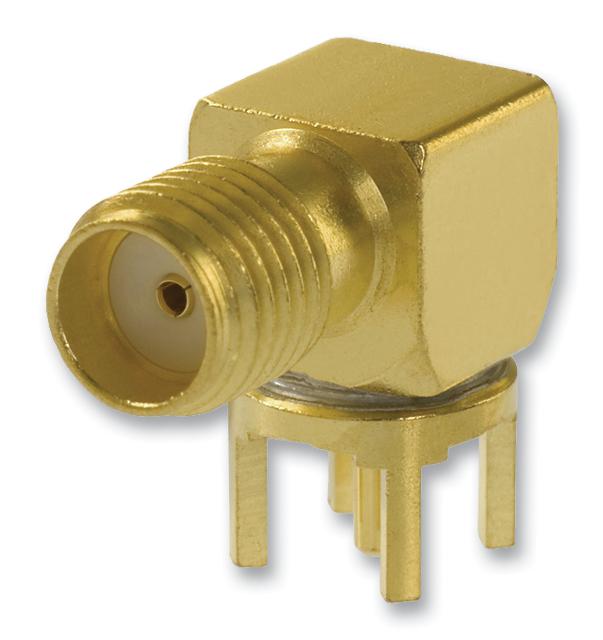 JOHNSON - CINCH CONNECTIVITY RF/Coax Connectors 142-0701-301 RF COAXIAL, SMA, RIGHT ANGLE JACK, 50OHM JOHNSON - CINCH CONNECTIVITY 2112453 142-0701-301