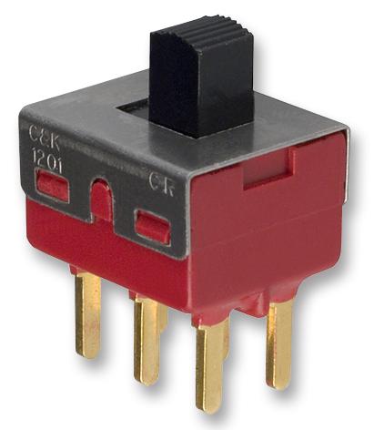 1201M2S3CQE2 SLIDE SWITCH, DPDT, ON-ON C&K COMPONENTS