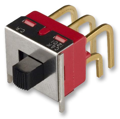 1201M2S3AQE2 SLIDE SWITCH, DPDT, R/A, ON-ON C&K COMPONENTS